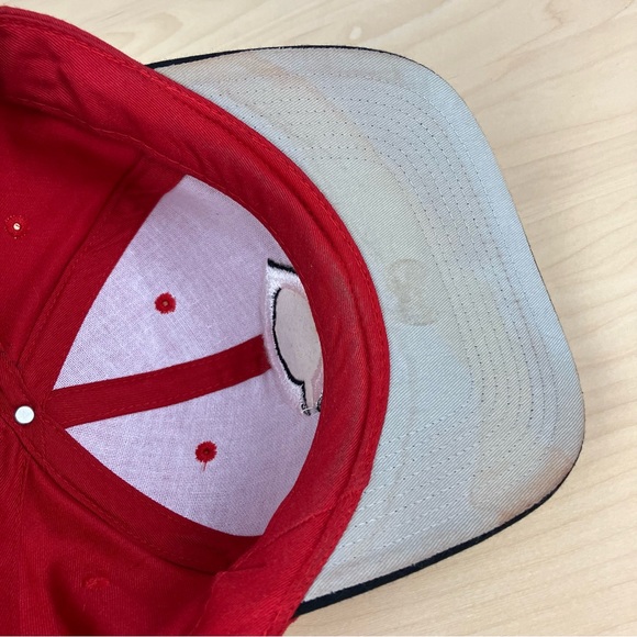 Cincinnati Reds MLB Snapback Hat Logo Athletic Red & Black Embroidered Logo - Picture 9 of 12